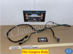 OEM 1970 1971 1972 1973 1974 1975 Cadillac Deville Eldorado Calais Coupes FRONT DOOR LOCK SWITCH & ACTUATOR WIRE HARNESS CONNECTOR